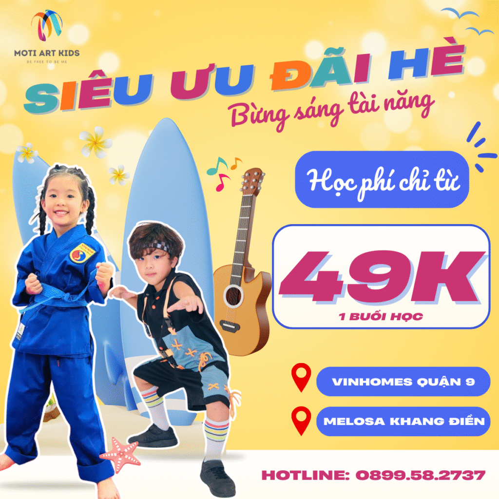 ưu đãi hè 2025 các bộ môn năng khiếu